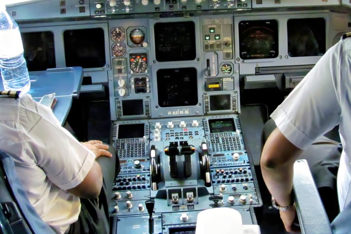 cockpit, colombo, zrh, fotohaefeli, airbusa330_243, srilanka