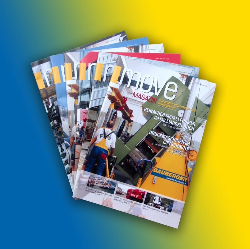 Bauberger so reisen fabriken kundenzeitschrift move