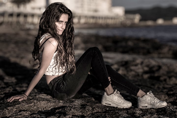 beachshooting, cafedelmar, ibiza, girl, beach, san antonydeportmany