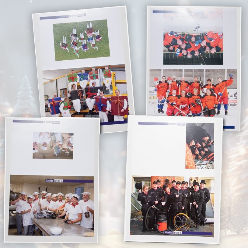 Weihnachtskarten layout fotohaefeli Druckvorstufe pdf gestaltung
