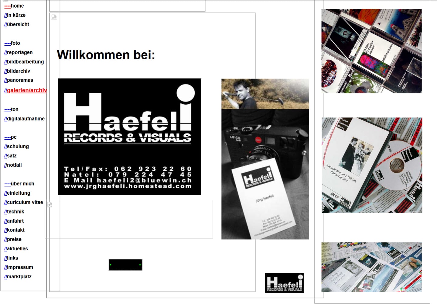 fotohaefeli erste website