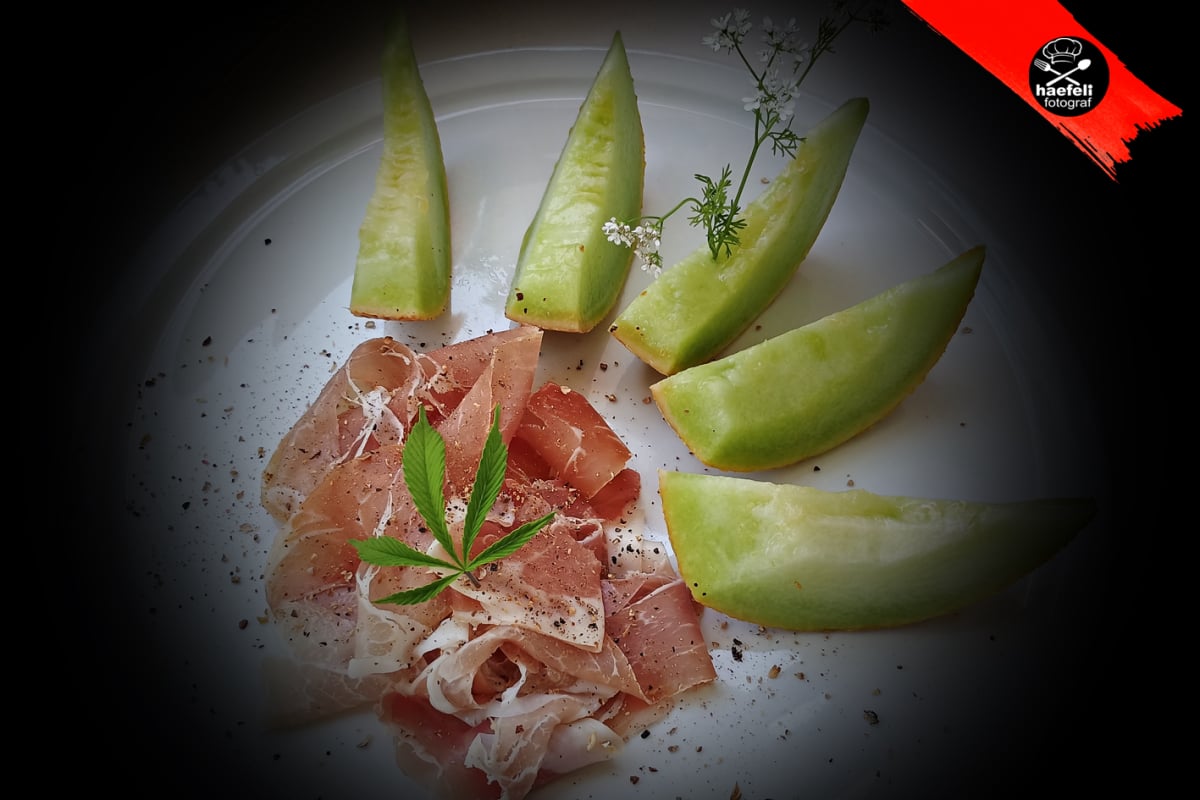 Galia Melonen, Parmaschinken, Prochutto di parma, fotohaefeli, jörg haefeli aarwangen, food fotograf, food photographer