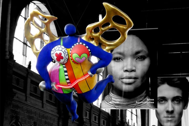 nana, nikkiDeSaintPhalle, bahnhof SBB Zürich, kunst, fotohaefeli