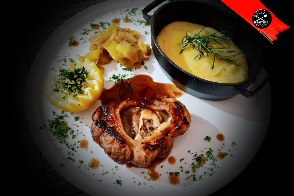 ossobuco gremolata, polenta, ticinese, fotohaefeli, jörg haefeli aarwangen, food fotograf, food photographer